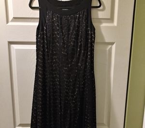 NWOT Black Lace Fit & Flare Dress